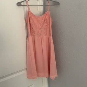 Cute little pink dress with back details
